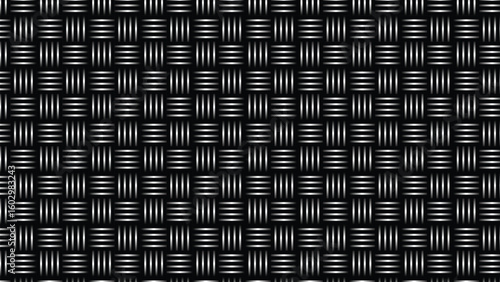 Wallpaper Mural Abstract Woven Pattern Black Background High Resolution 7680x4320, Modern Geometric Design, Seamless Texture for Backgrounds, Wallpapers, and Digital Art, Ideal for Graphic Design Torontodigital.ca