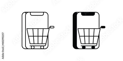 link building set icon with white background vector stock illustration