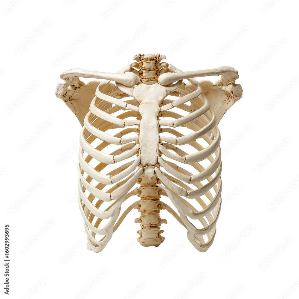 Obraz premium Thoracic cage skeleton