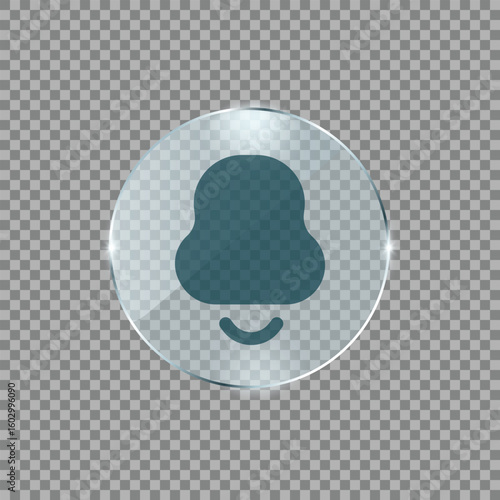 glass,bell,sleep high resolution vector sleep mode icon for night notifications app settings social media assets and digital ad creatives rest time themes