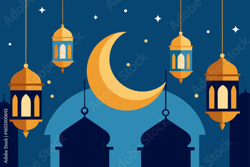 A vibrant vector illustration of an old Russian orthodox church with a prominent dome and cross, showcasing intricate religious architecture against a clear sky, perfect for travel or history-themed a