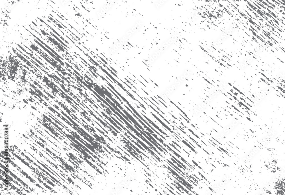 Fototapeta premium Rough diagonal etched line scratches on distressed surface. Bold scratchy texture pattern. Useful for retro, grunge, and worn graphic design.