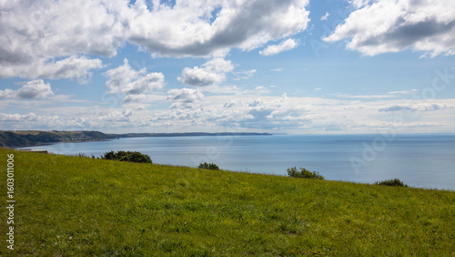 summertime at Whitsand bay from Looe Cornwall at Low water.