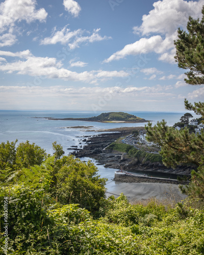 Looe banjo pier,  Hannafore and Looe Island