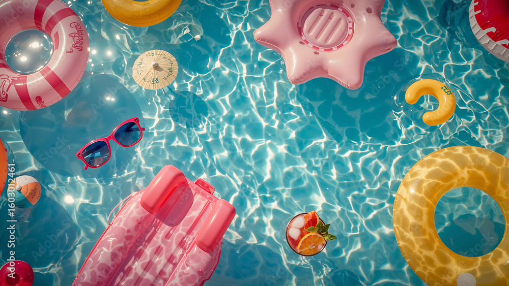 summer theme pool background summer theme pool background