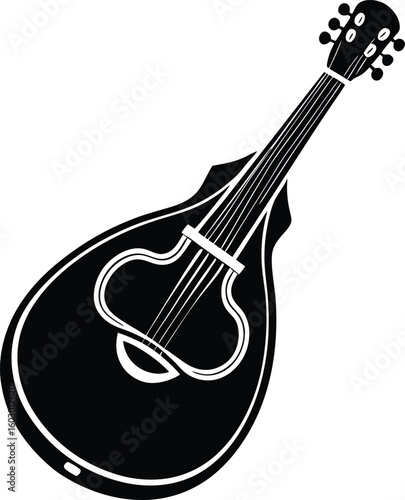 Acoustic Stringed Instrument With Pear Shaped Body And Neck new 2025 trendy