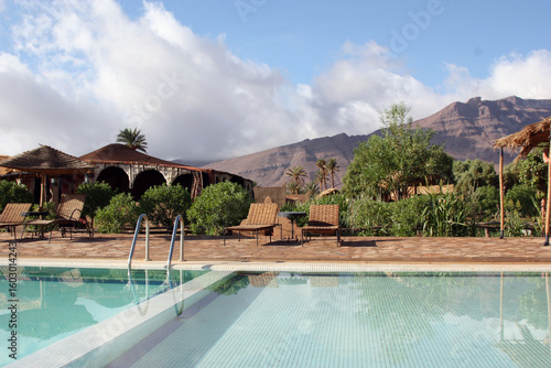 Luxury Riad with Pool, Mountain View, and Traditional Clay Lodges or Tents – Morocco