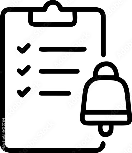 product wishlist outline vector icon on white or transparent background. supermarket icons. Editable and Printable sticker.