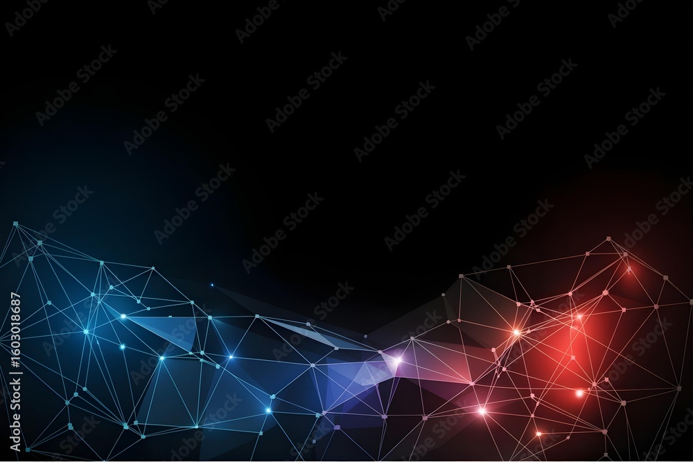 Fototapeta premium Abstract Networked Technology