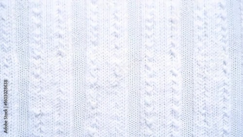 Soft White Knitted Fabric Texture for Cozy Style and Warmth