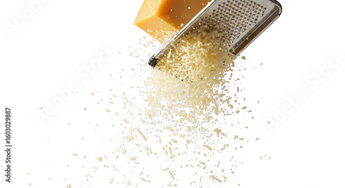 Freshly Grated Parmesan Cheese PNG for Culinary Creations