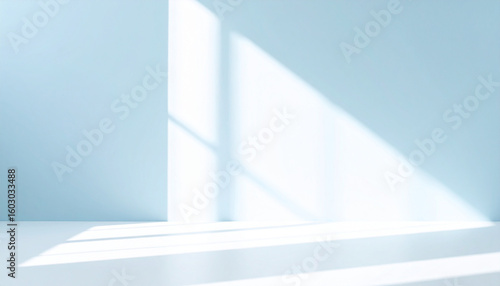 abstract window light baby blue background