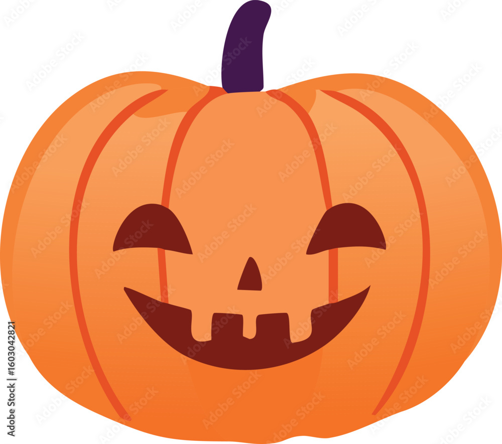 Naklejka premium halloween jack o lantern
