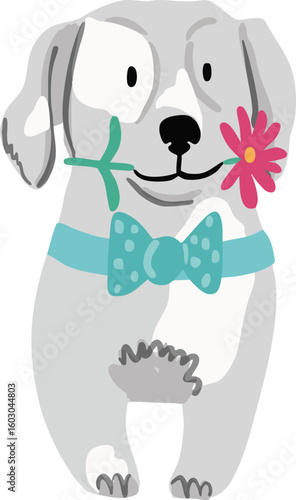 perrito simpático