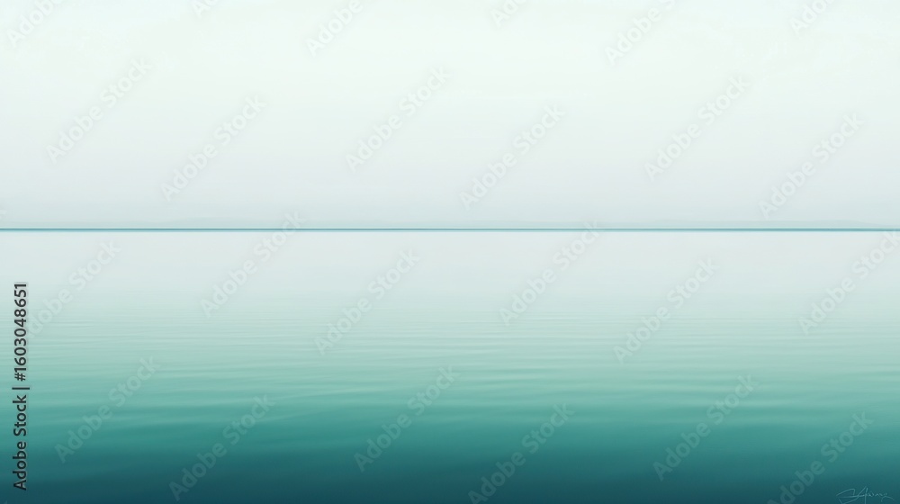 Obraz premium Soft focus lake background, calm water, serene