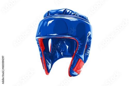 High-Quality Protective Headgear for Martial Arts Training Isolated on transparent background, cutout	