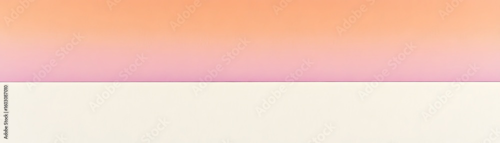 Fototapeta premium Simple color gradient background with horizontal division.