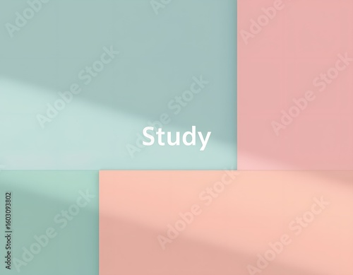 A simple, yet visually appealing study backdrop.