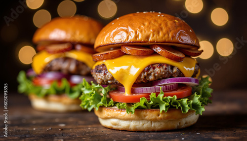 
Gourmet Cheeseburger Duo