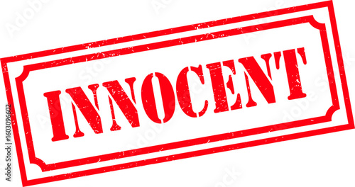 Grunge stamp innocent