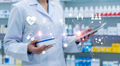 Wallpaper Mural Pharmacy of the Future: Merging Clinical Precision with Digital Innovation Torontodigital.ca