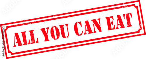 Grunge stamp all you can eat