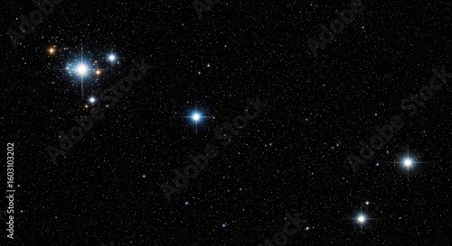 Beautiful Stellar Cluster Amidst The Vastness Of The Cosmos