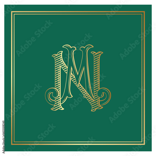 MN,NM, logo MN, Letter MN,  Monogram MN,Wedding Monogram, Wedding Logo, Logo Design , Monogram Vintage