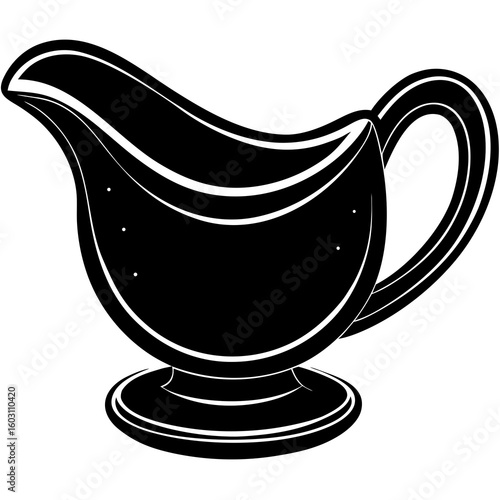 Gravy Boat  Icon Perfect for festive designs, holiday decor, and digital projects. Fully editable and scalable.