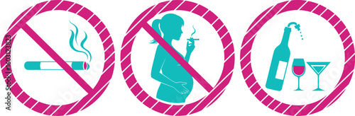 Pregnancy warning signs avoid smoking and alcohol for healthy baby birth
