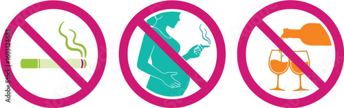 Pregnancy health warning signs: alcohol, smoking, and drug use during pregnancy