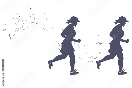 Panama's black outline silhouette in three smoothness levels, representing simplified country shapes for educational or map-based visuals, modern flat illustration style