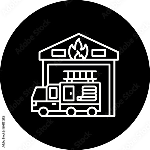 Fire Station Icon