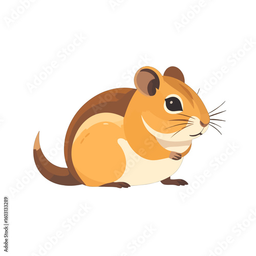 Cute Cartoon Chipmunk Illustration