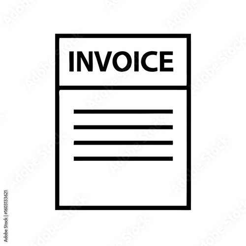 Invoice Factoring Icon vector