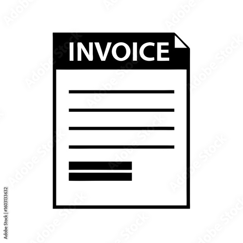 Invoice Factoring Icon vector