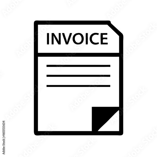 Invoice Factoring Icon vector