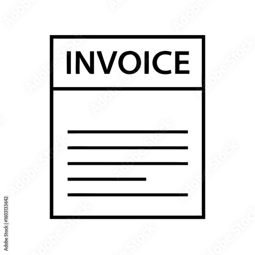 Invoice Factoring Icon vector