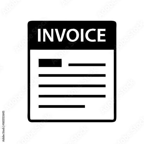 Invoice Factoring Icon vector