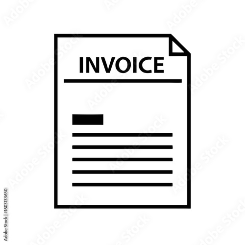 Invoice Factoring Icon vector