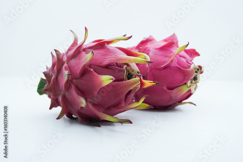 Pitaya or Dragon Fruit isolate on the white background