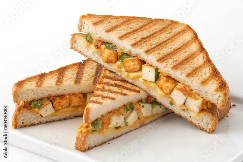 Crispy Paneer Sandwich PNG