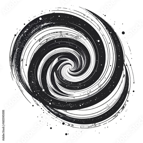 Abstract Spiral Design Pattern
