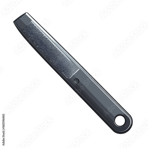 Simple Gray Pixel Art Utility Knife