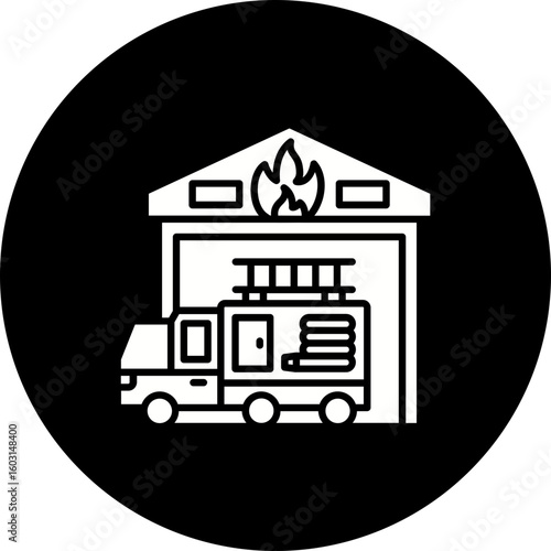 Fire Station Icon