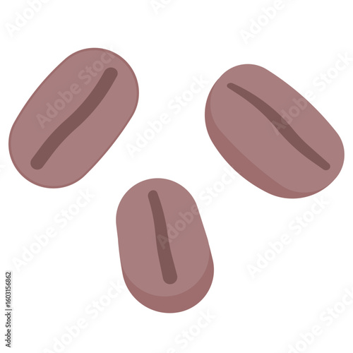 コーヒー豆のイラスト