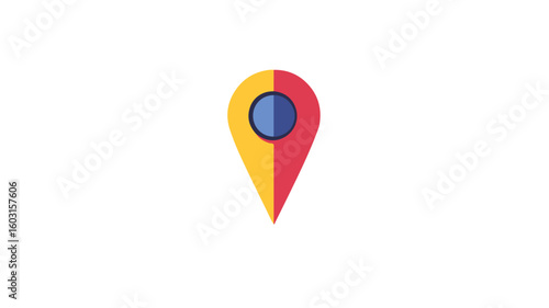 Precisely Locate with Pin Point Map Pointer GPS Geo Tag Icon