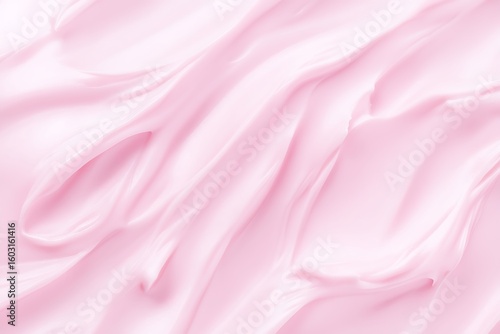 Soft pink creamy texture with smooth swirling waves and gentle highlights