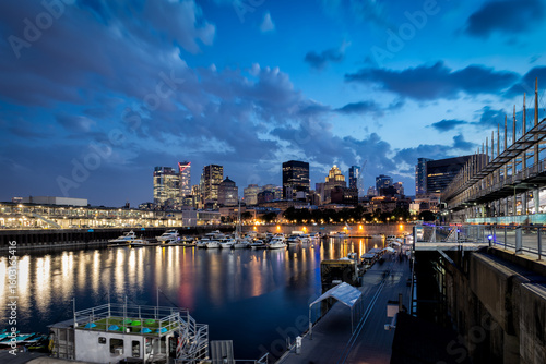 Montreal Summer Skyline - Old Port