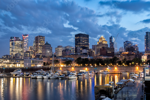 Fotografi Montreal Summer Skyline - Old Port